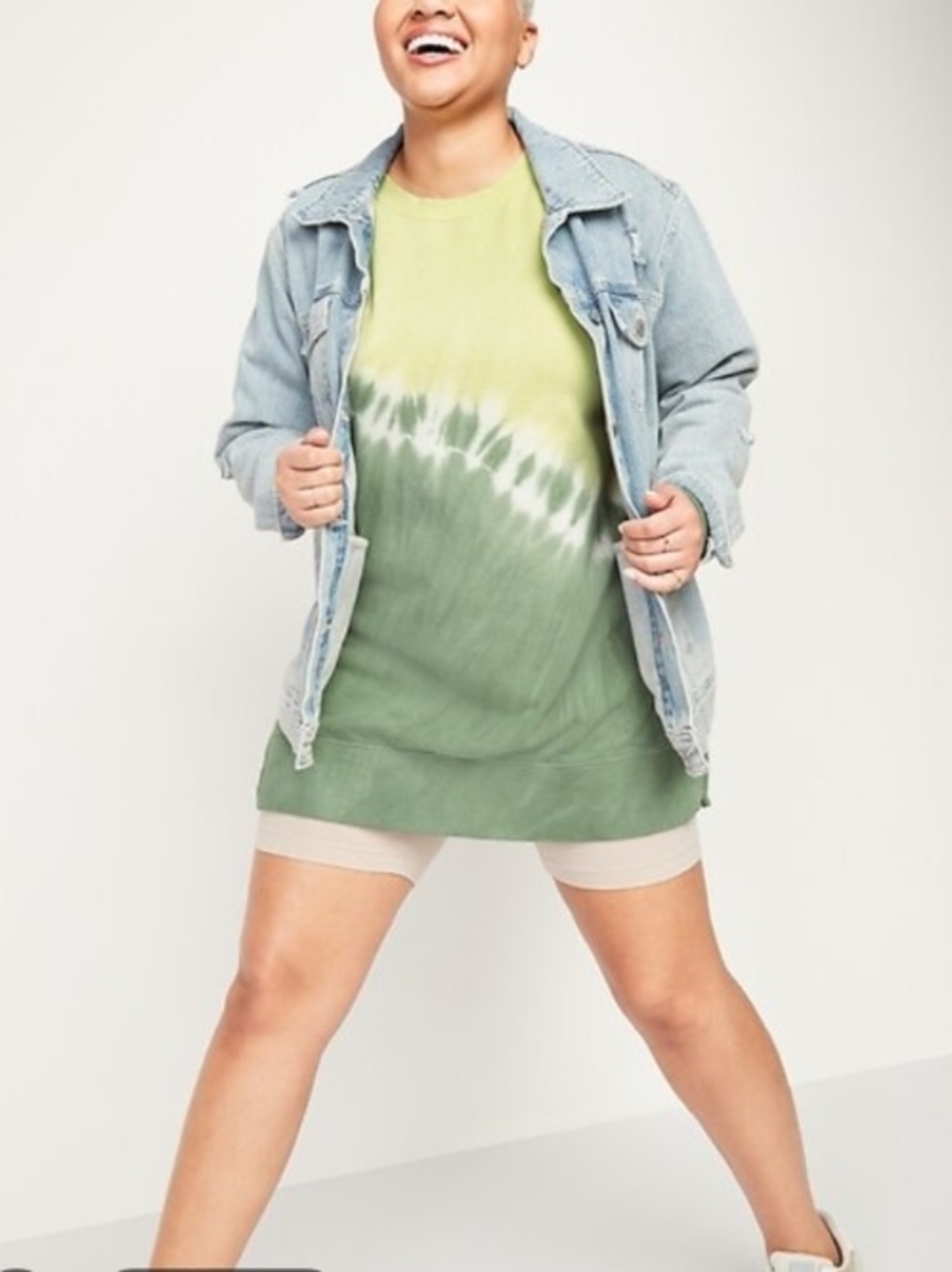Old Navy Oversized Vintage Tunic Sweatshirt